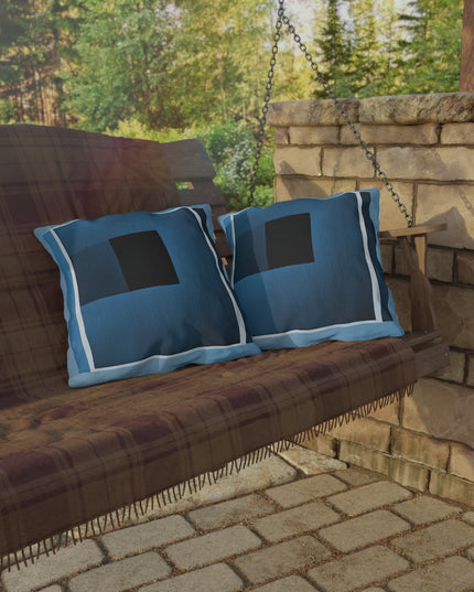 Blue Shadow 18" x 18" Outdoor Pillow