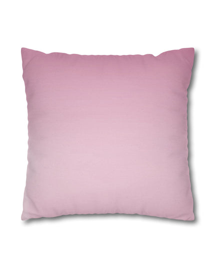 Pink Blush Fade Spun Polyester Square Pillowcase, 14" x 14"
