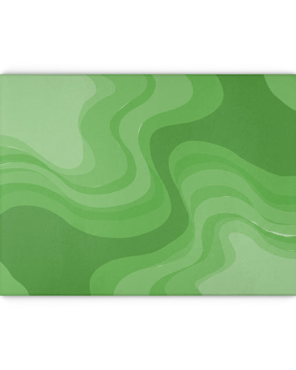 Greenie Meanie Wavey Glass Cutting Board, 11" x 15"