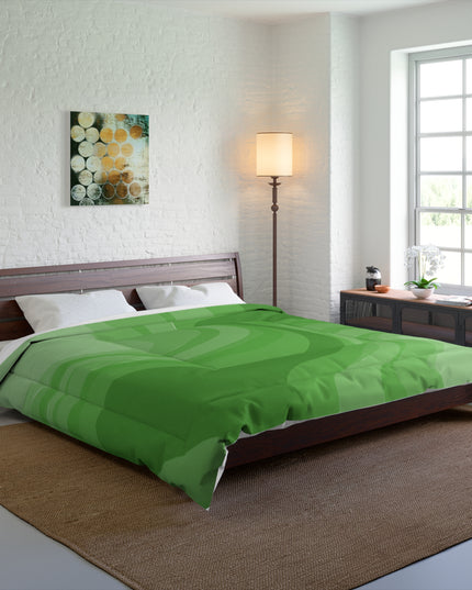 Greenie Meanie Wavey 104" × 88" Comforter