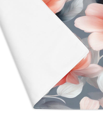 Red Blossom Floral Bunch Placemat, 1 pc