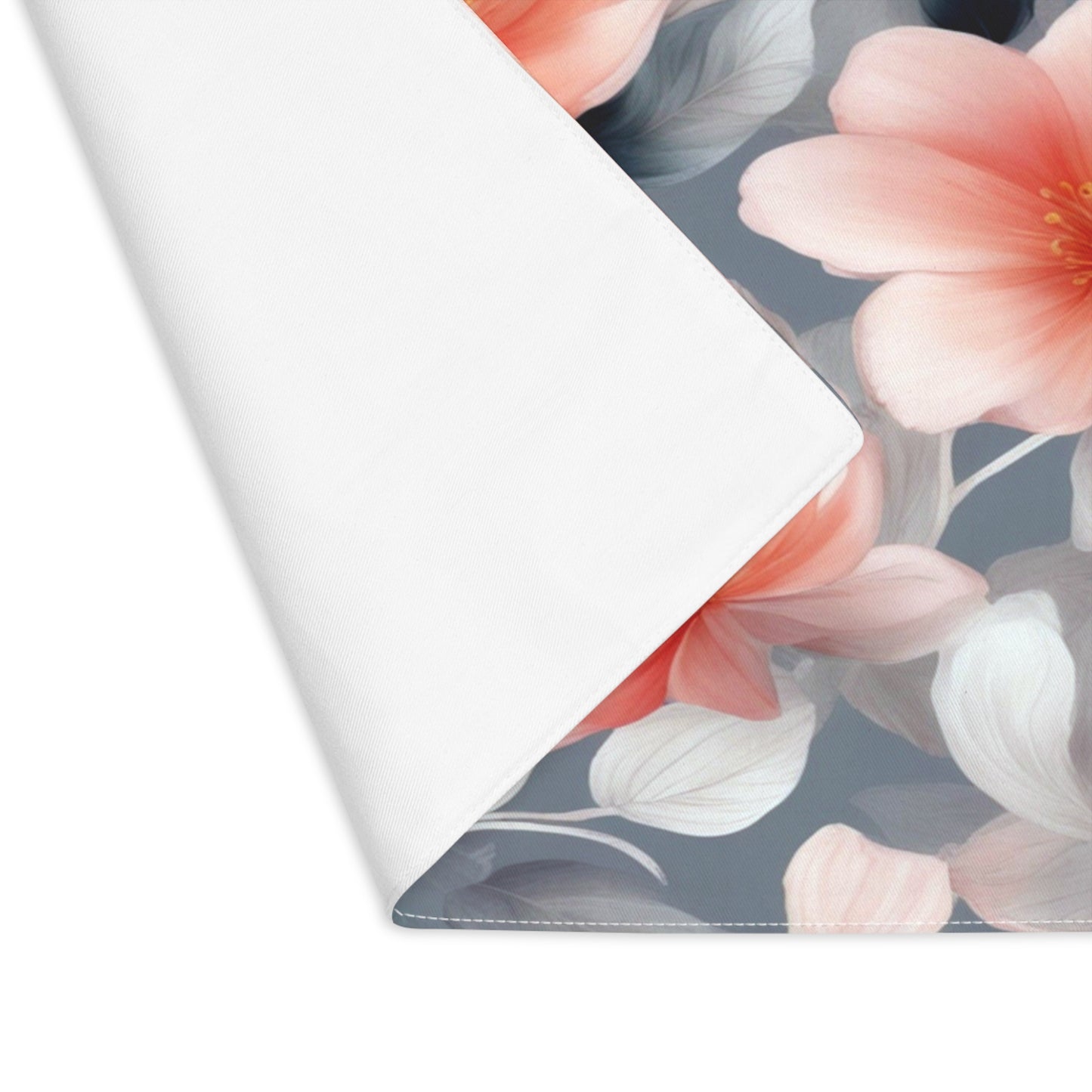 Red Blossom Floral Bunch Placemat, 1 pc
