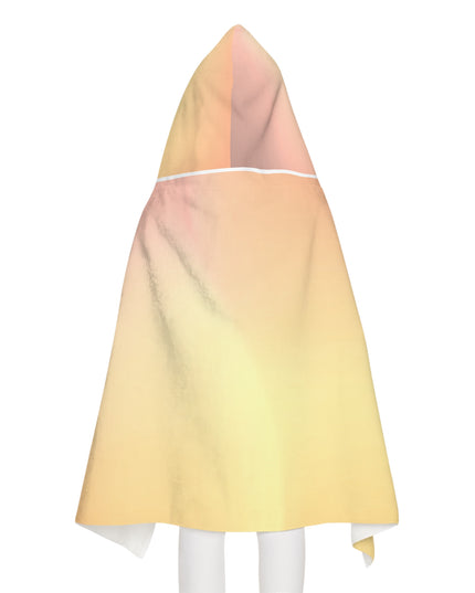 Hot Peach Fade Youth Hooded Towel, 24" x 48"