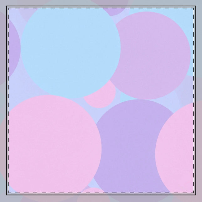 Pastel Purple and Mauve Patches 22" x 22" Cotton Twill Napkin