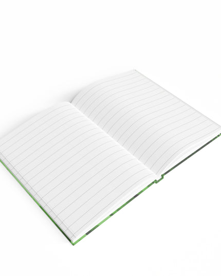 Striped Mint Pastel 5" x 7" Journal - 128 Ruled Line pages