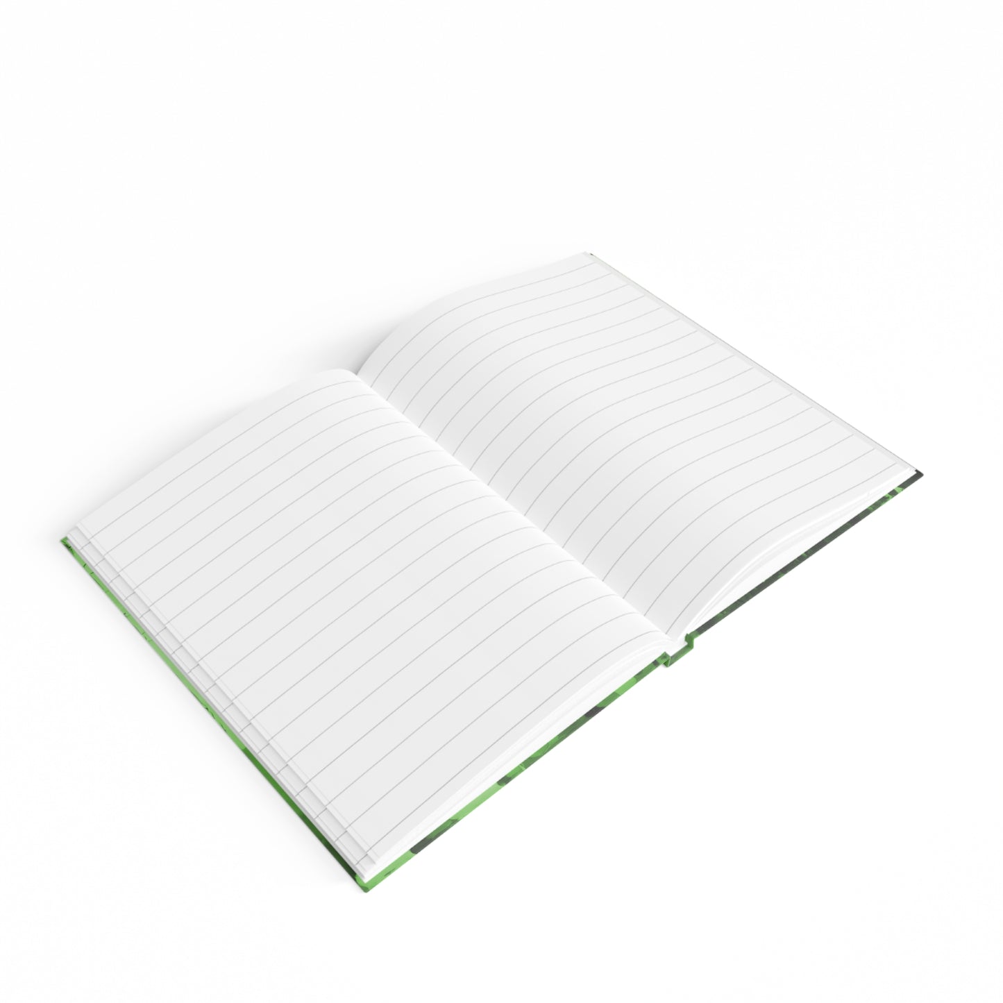Striped Mint Pastel 5" x 7" Journal - 128 Ruled Line pages