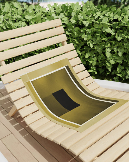 Tan Shadow Beach Towel, 18" x 27"