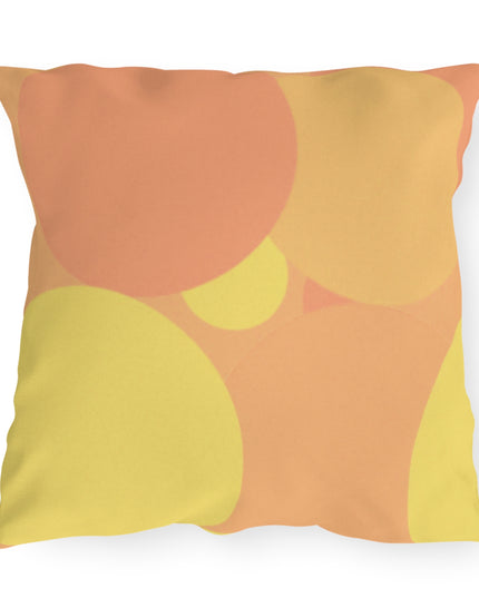 Pastel Bright Oranges Patches 20" x 20" Outdoor Pillow