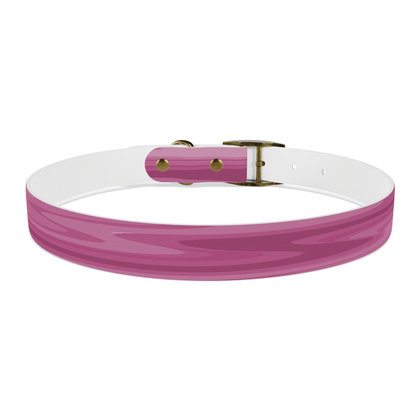 Pinky Mauve Wavey Extra Large Dog Collar