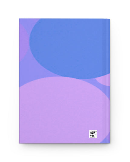 Pastel Purple Family Patches 5.75" x 8" Hardcover Journal Matte with 150 lined pages