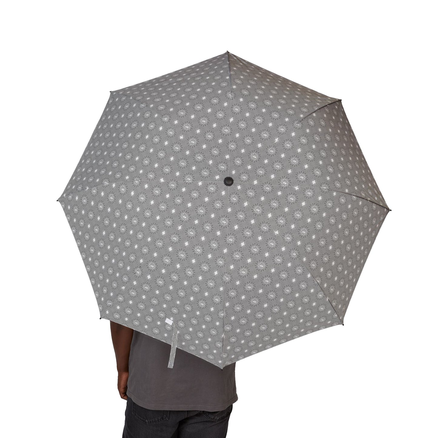 Desaturated Star-crossed Bodies Foldable Umbrella - Compact & Chic