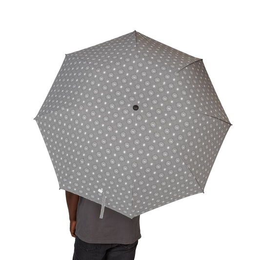 Desaturated Star-crossed Bodies Foldable Umbrella - Compact & Chic
