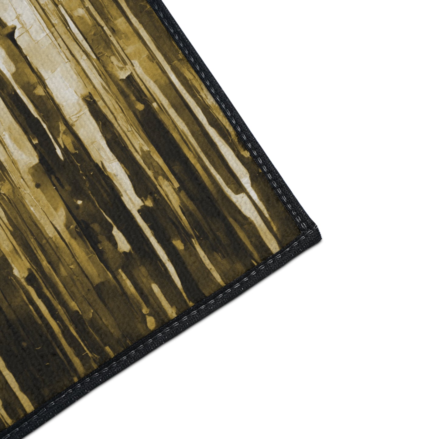 Striped Light Brown 24" x 36" Heavy Duty Floor Mat