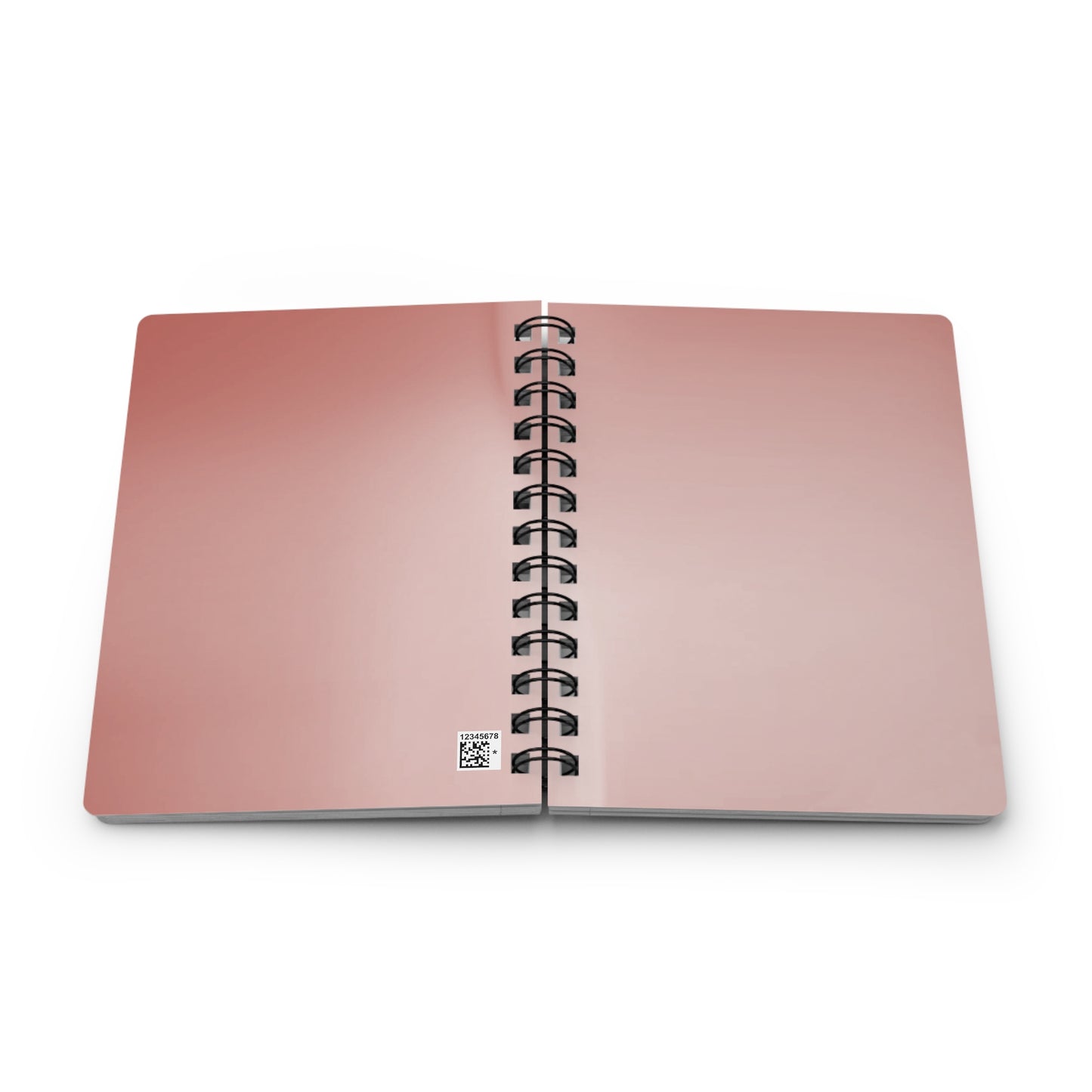Rose Red Fade Spiral Bound Journal, 5" x 7" 150 pages