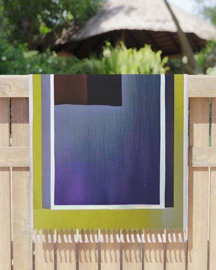 Zeta Shadow 38" × 81" Boho Beach Cloth