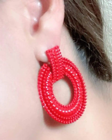 Petra -Red Earrings