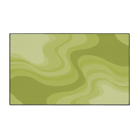 Lemon Wavey 36" x 60" Heavy Duty Floor Mat