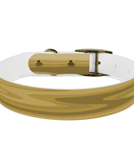 Brown Wavey Medium Dog Collar