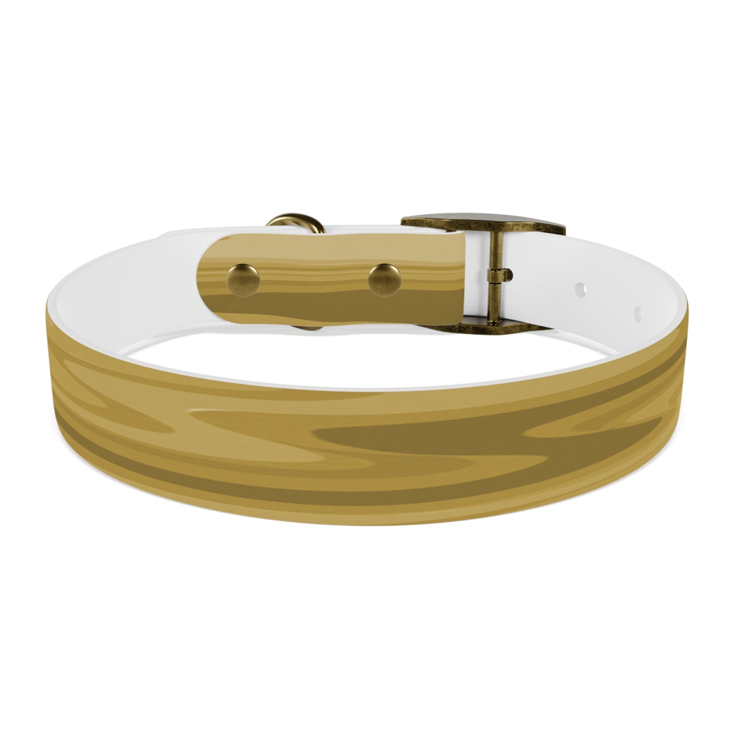 Brown Wavey Medium Dog Collar