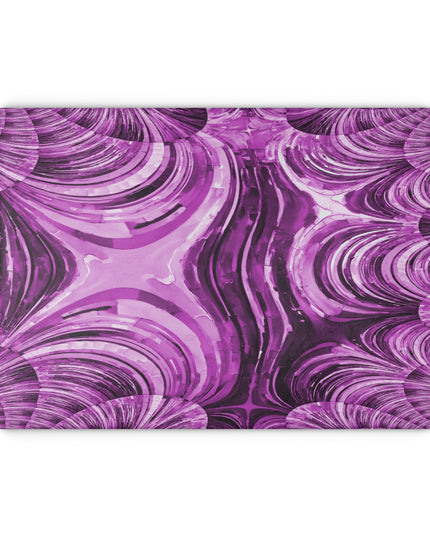 Uzi Spiral Powder Lavender 11" x 15" Glass Cutting Board