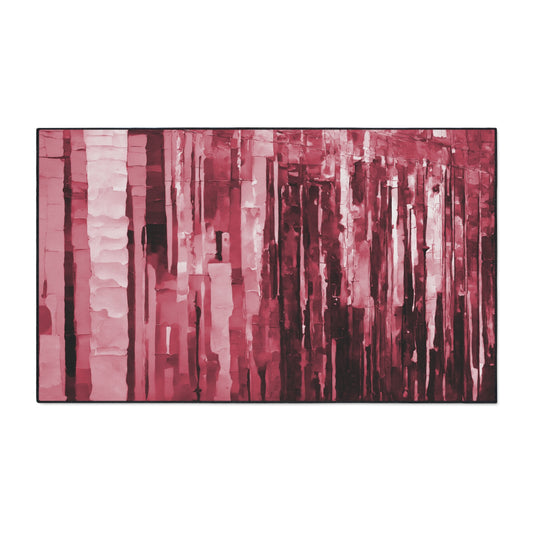 Striped Ruby 36" x 60" Heavy Duty Floor Mat