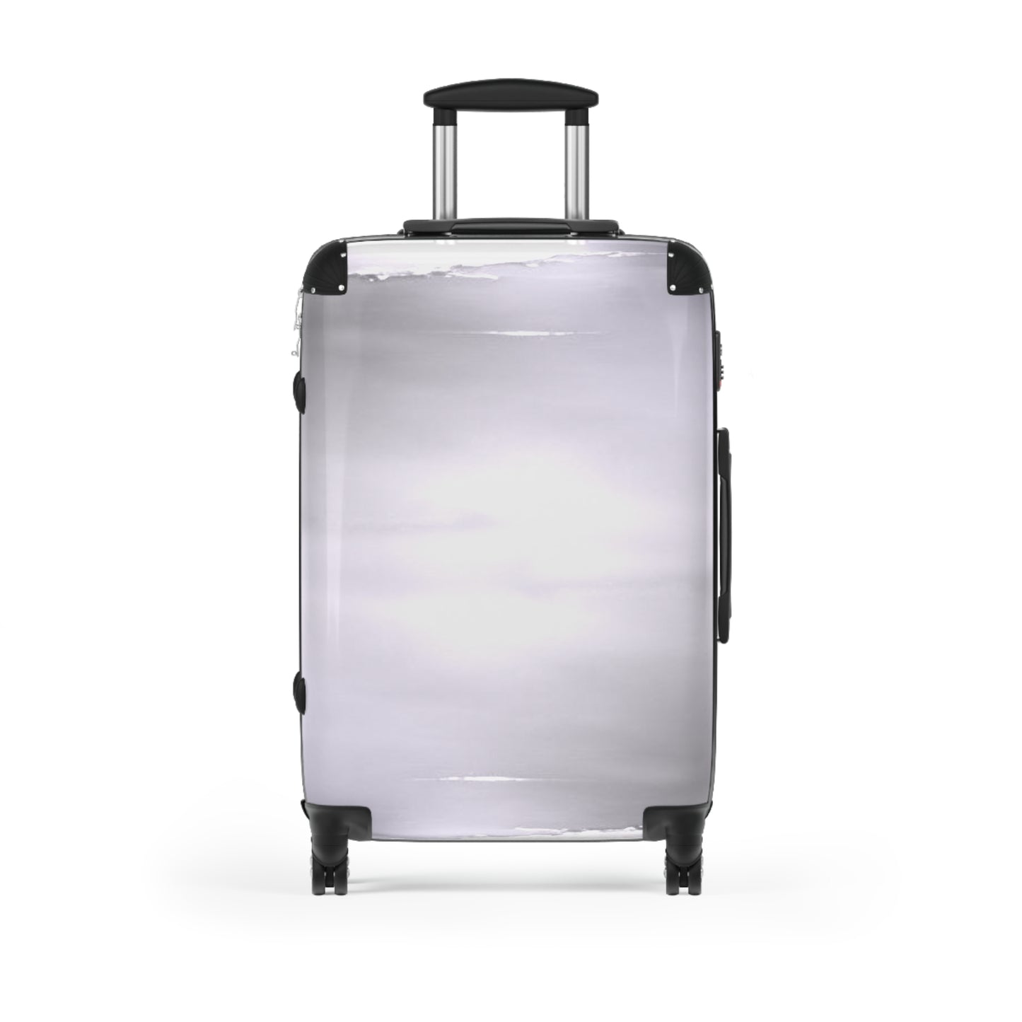 Sephia Sea Dark Fog Medium Suitcase with built in lock, 4 double-wheels, telescopic handle, and ABS back hard-shell
