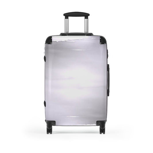 Sephia Sea Dark Fog Medium Suitcase with built in lock, 4 double-wheels, telescopic handle, and ABS back hard-shell