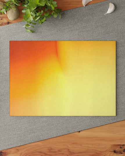 Phoenix Fade 8" x 11" Glass Cutting Board