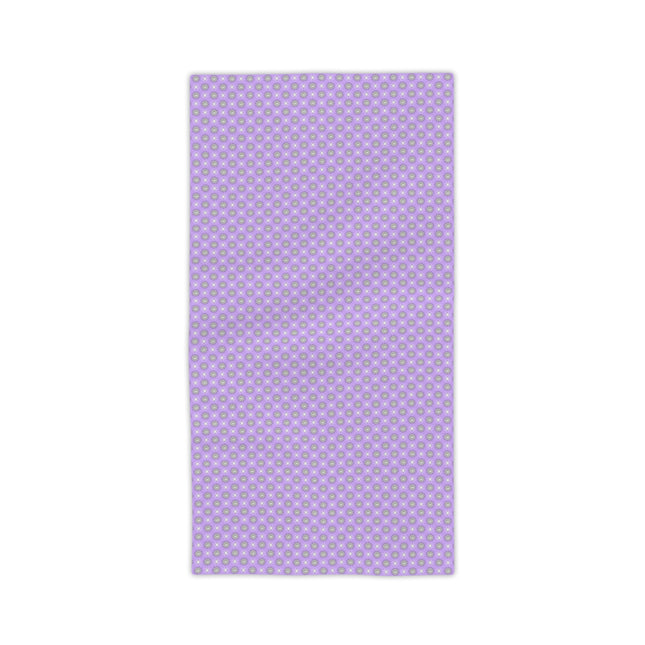 Lavender Star-crossed Bodies Beach Towel, 24" x 44"