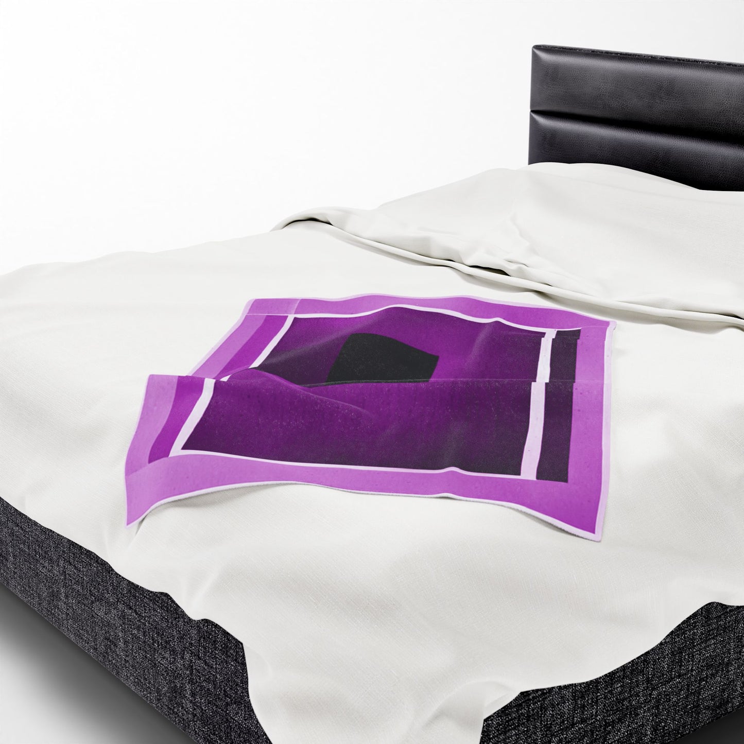 Magenta Shadow Velveteen Plush Blanket, 30" x 40"