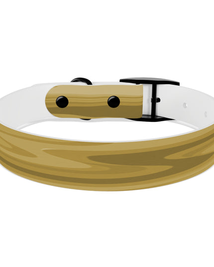 Brown Wavey Medium Dog Collar