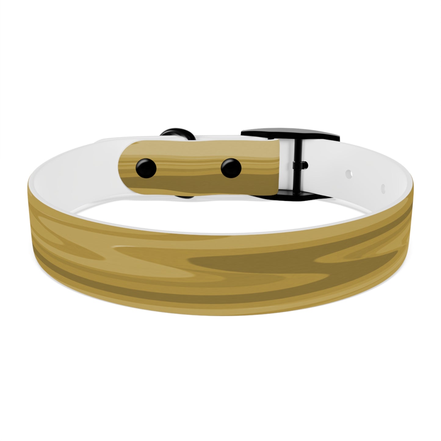 Brown Wavey Medium Dog Collar
