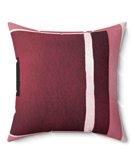 Red Shadow 20" x 20" Faux Suede Square Pillow