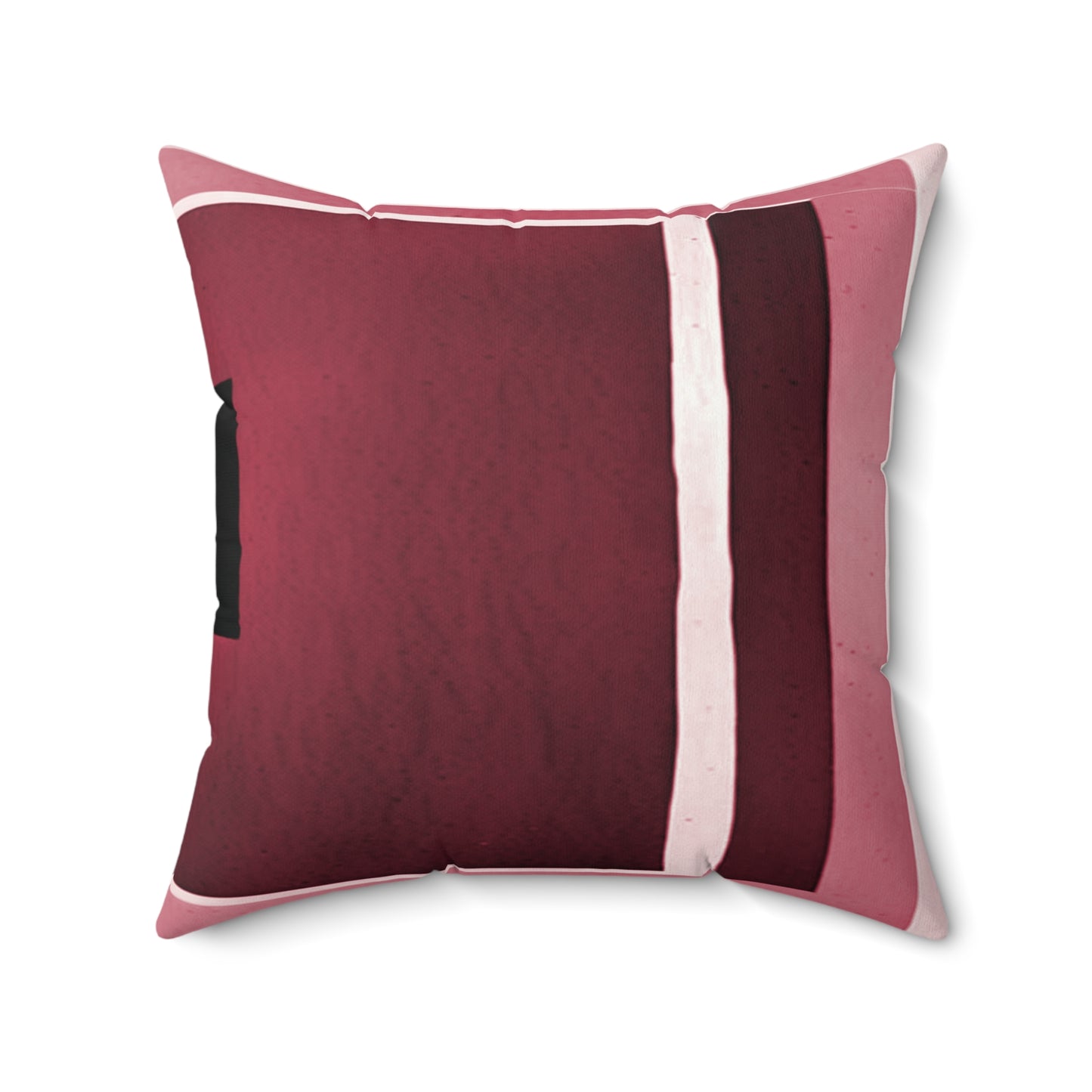 Red Shadow 20" x 20" Faux Suede Square Pillow