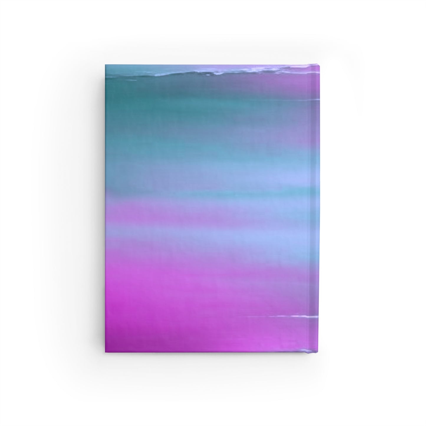 Dark Blue Green Sea Purple Fog 5" x 7" Journal - 128 Ruled Line pages