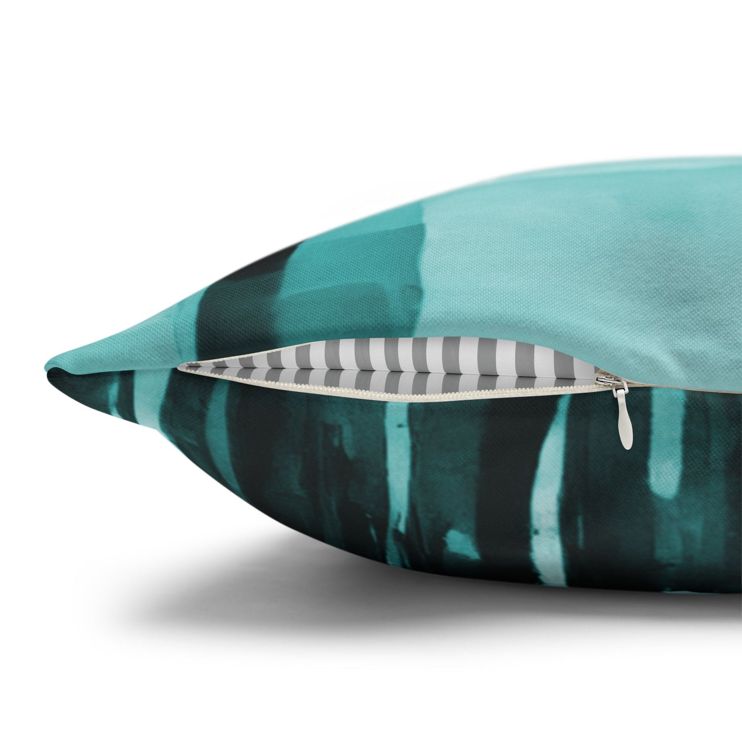 Striped Tif Spun Polyester Square Pillowcase, 14" x 14"