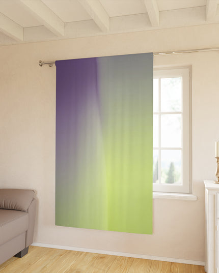 Purple Golden Fade Window Curtain, 50" x  84", blackout