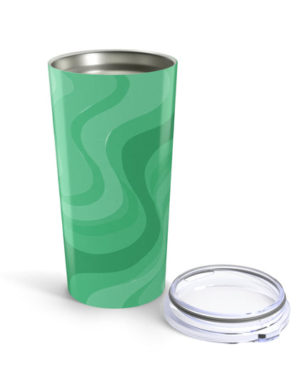 Mint Green Wavey Tumbler 20oz