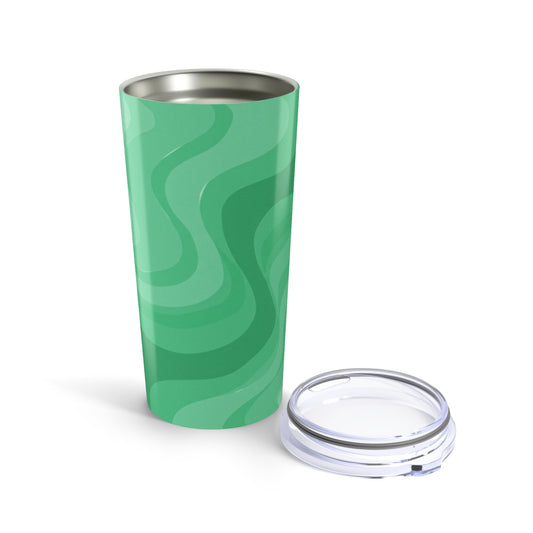 Mint Green Wavey Tumbler 20oz