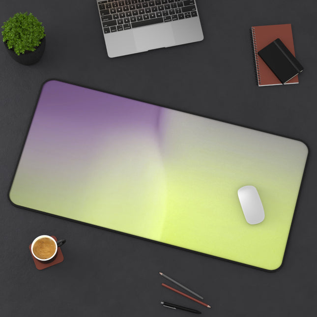 Purple Golden Fade 16" x 32" Desk Mat