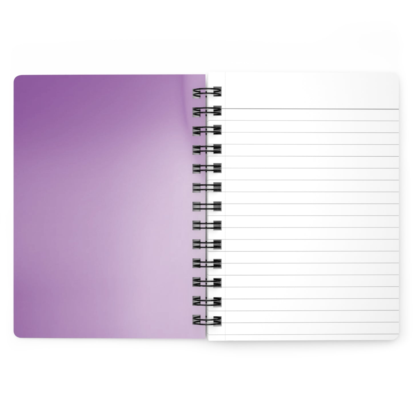 Soft Lavender Fade Spiral Bound Journal, 5" x 7" 150 pages