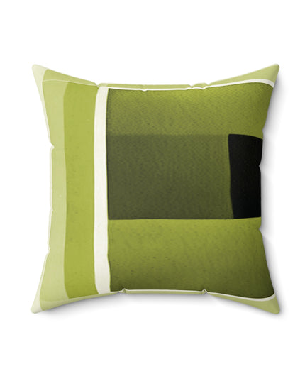 Lemongrass Shadow 18" x 18" Faux Suede Square Pillow