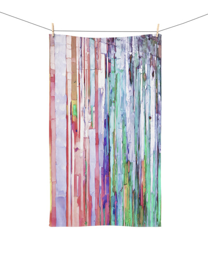 Striped Pastels Hand Towel, 16" x 28"