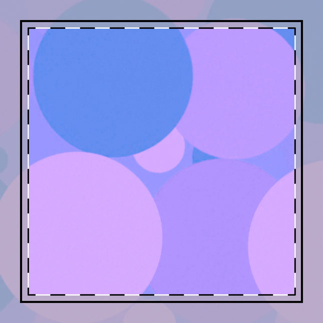 Pastel Purple Family Patches Poly Twill Napkin, 10" x 10"