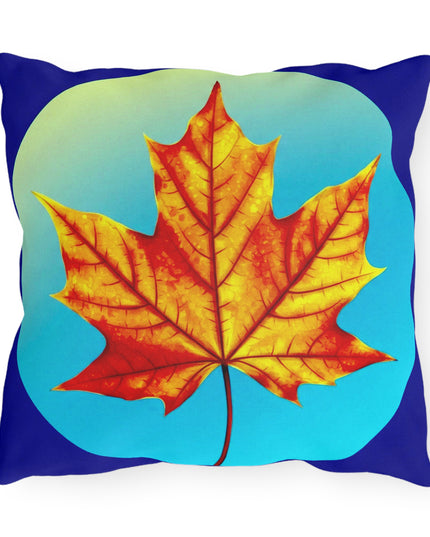 Alpha Maple Leaf 16" x 16" Outdoor Pillow
