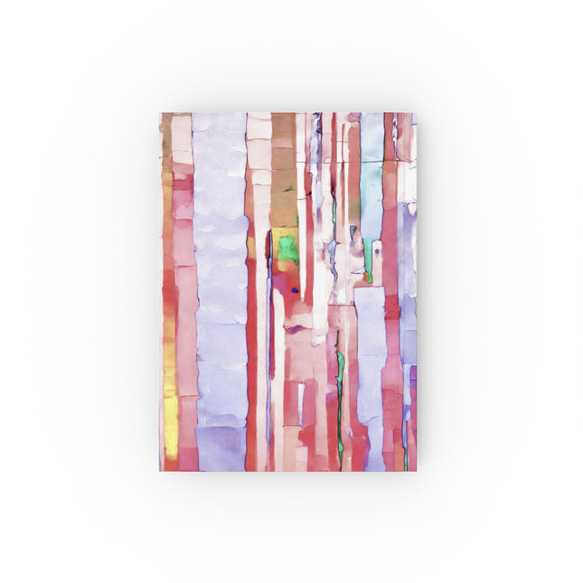 Striped Pastels 5.2" x 7.4" Hard Backed Journal with 128 blank pages
