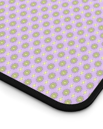Magenta Star-crossed Bodies Desk Mat, 12" x 18"
