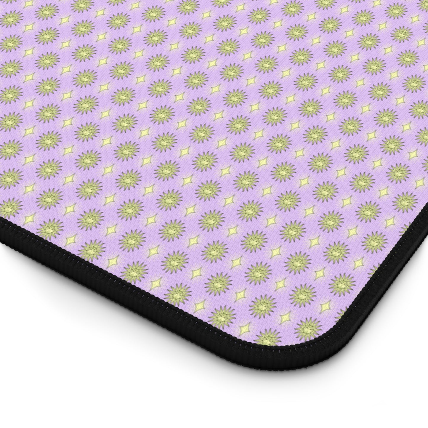 Magenta Star-crossed Bodies Desk Mat, 12" x 18"