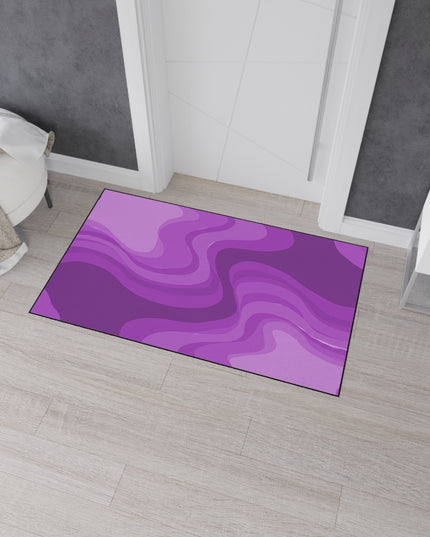 Wavey Purple Wavey 36" x 60" Heavy Duty Floor Mat