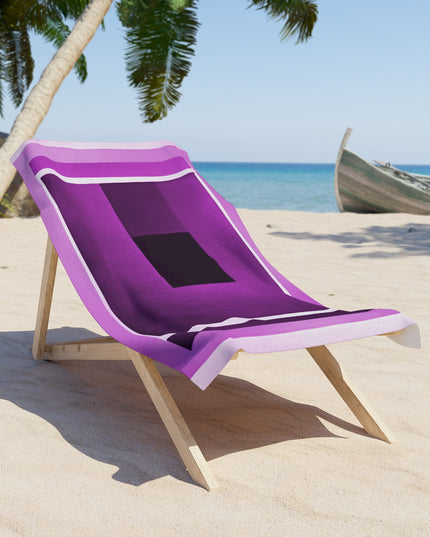 Magenta Shadow 30" x 60" Beach Towel